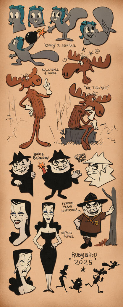 Rocky and Bullwinkle and Friends Rocky and Bullwinkle and Friends